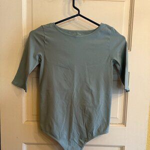 Free People Crew Love Bodysuit — Seafoam, Size M/L